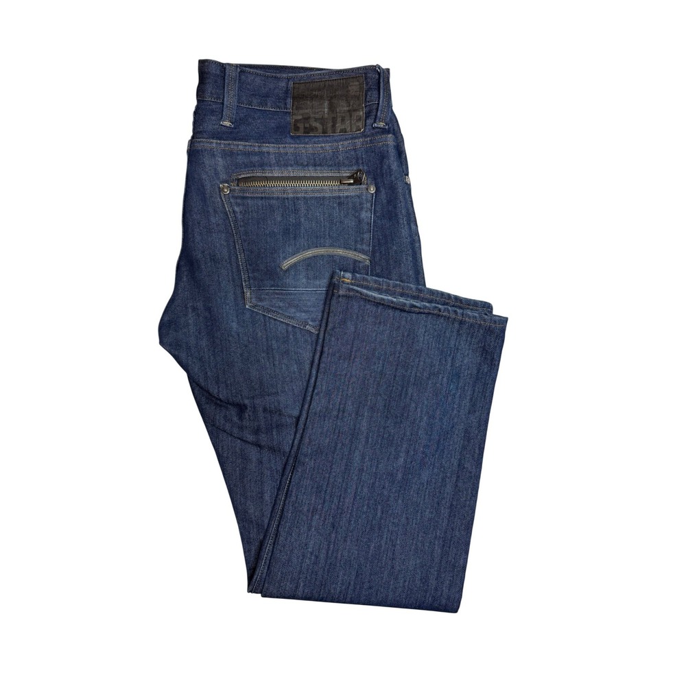 G-Star Raw Attacc Slim Straight Jeans Dark Wash 36x32 51645D 6420 001